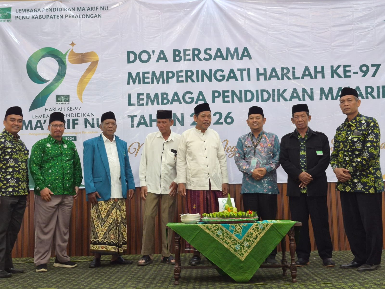 Peringati Harlah ke-97, LP Ma'arif NU PCNU Kabupaten Pekalongan Gelar Doa Bersama